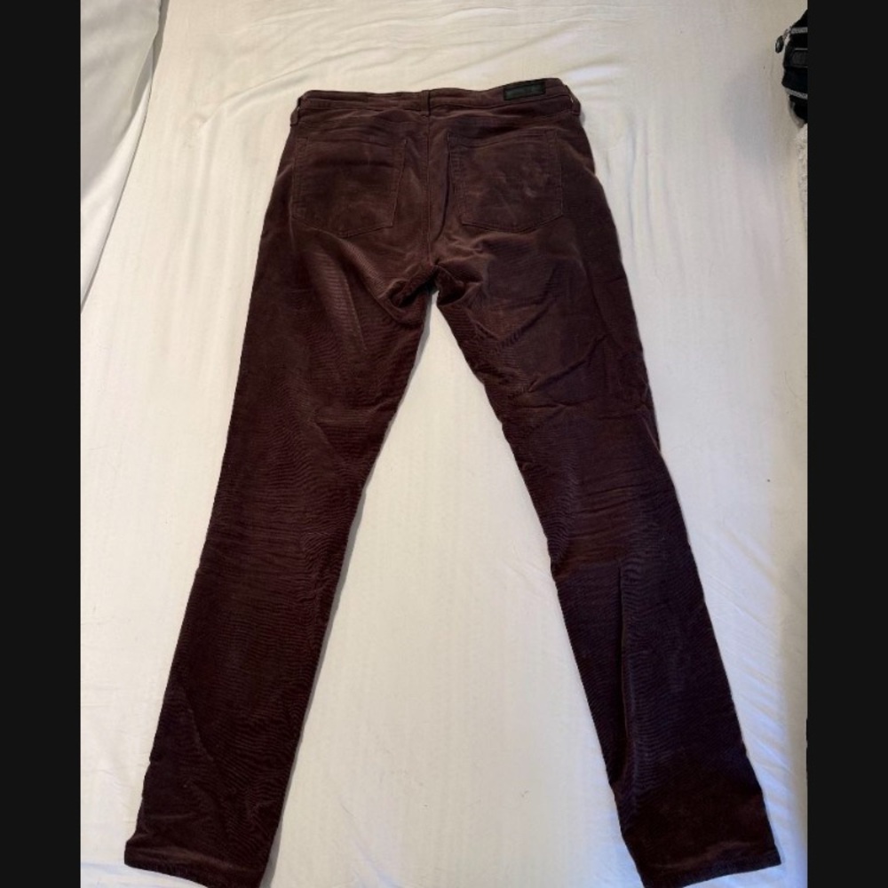 Brown Corduroy Straight Leg Jeans